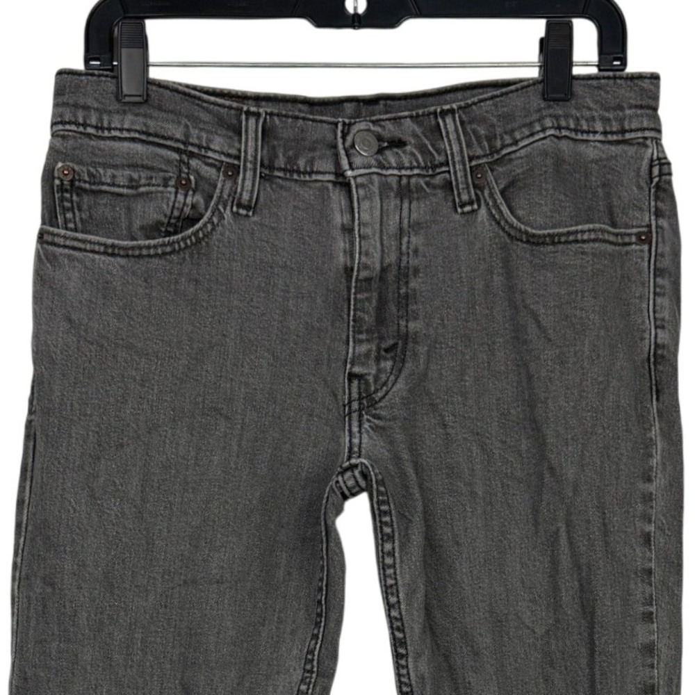 Levi's 511 Slim Fit Jeans Mens 32x32 Cotton Stretch Denim Pants Charcoal Gray
